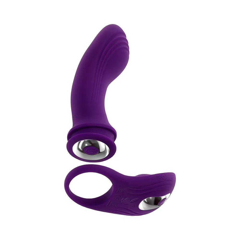 Playboy Mix & Match Silicone Rechargeable Dual Vibrator - Buy At Luxury Toy X - Free 3-Day Shipping