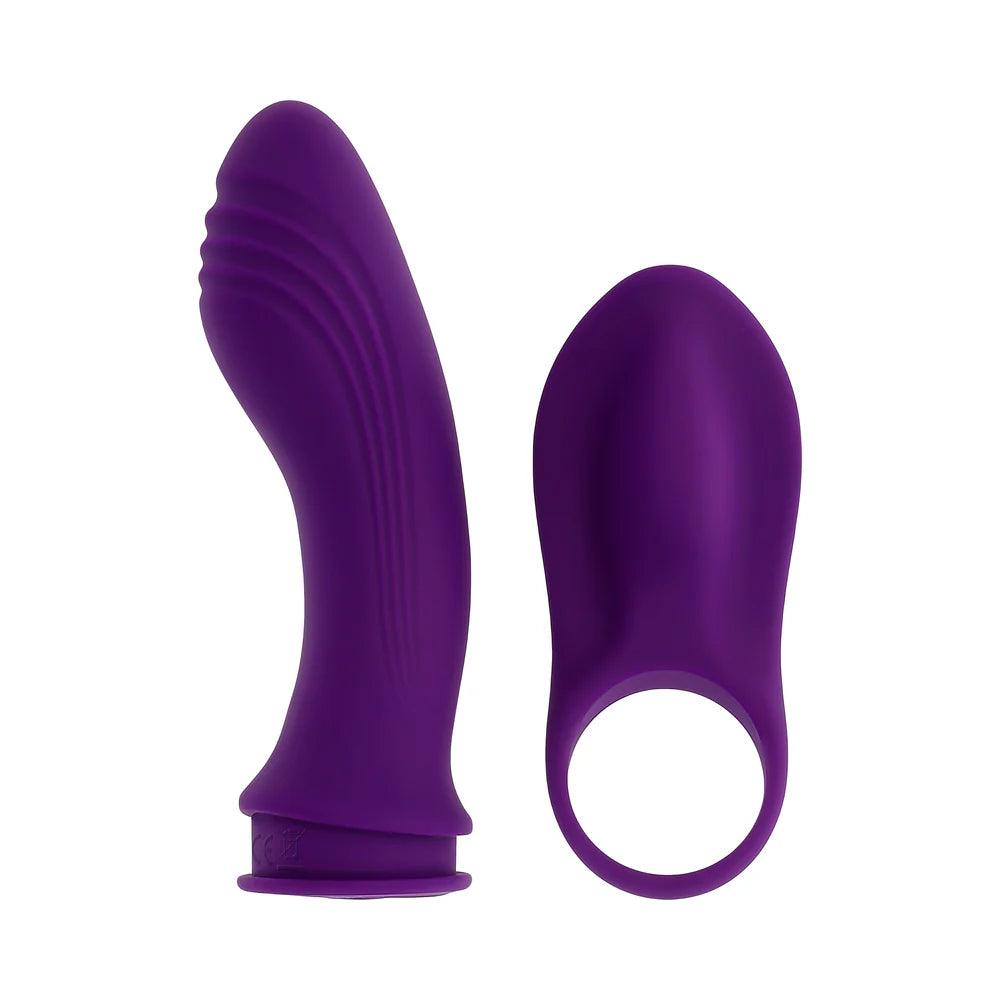 Playboy Mix & Match Silicone Rechargeable Dual Vibrator - Buy At Luxury Toy X - Free 3-Day Shipping