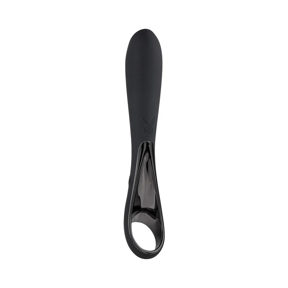 Playboy Olio Rechargeable Silicone Mini Vibrator - Buy At Luxury Toy X - Free 3-Day Shipping