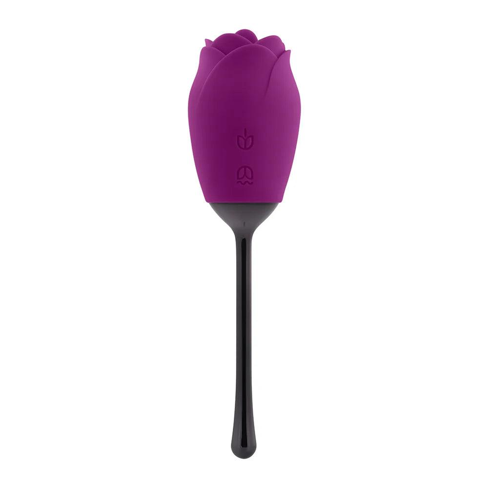 Playboy Petal Rechargeable Silicone Tongue Flicking Vibrator - Buy At Luxury Toy X - Free 3-Day Shipping