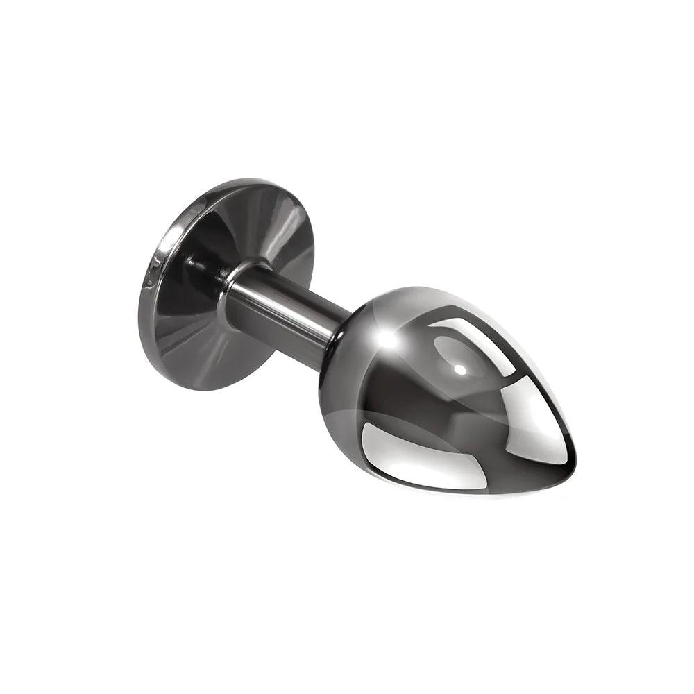 Playboy Pleasure 3 Ways 3-Piece Metal Anal Plug Set Hematite - Buy At Luxury Toy X - Free 3-Day Shipping