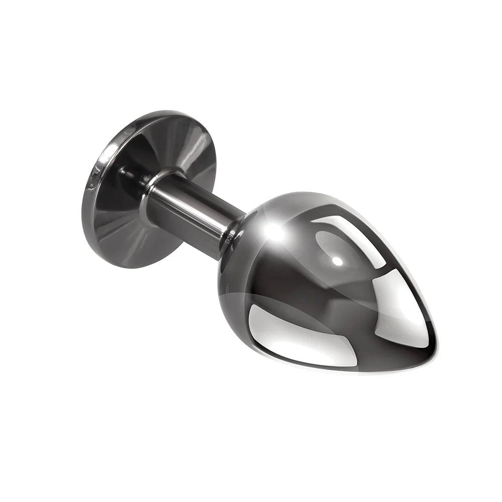 Playboy Pleasure 3 Ways 3-Piece Metal Anal Plug Set Hematite - Buy At Luxury Toy X - Free 3-Day Shipping