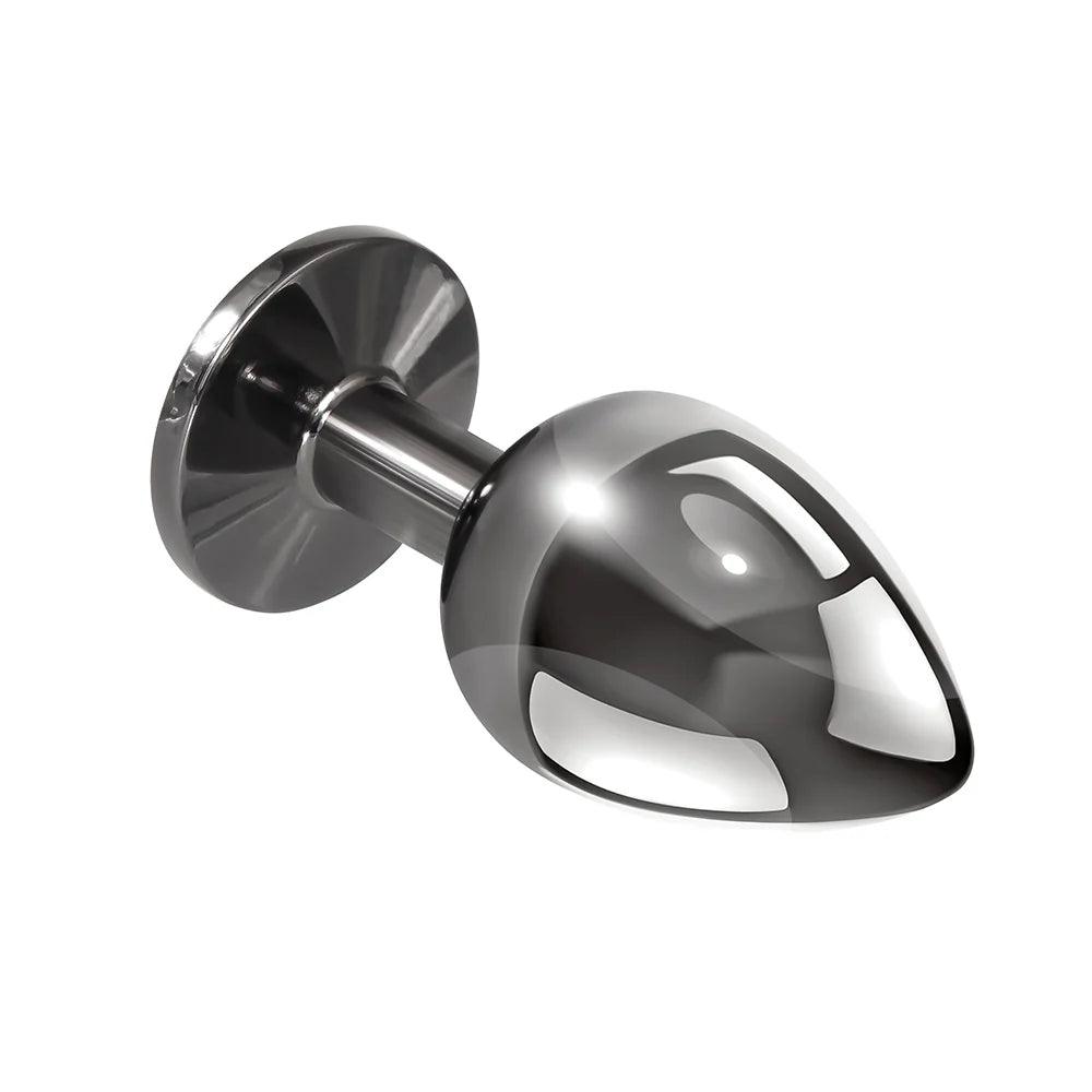 Playboy Pleasure 3 Ways 3-Piece Metal Anal Plug Set Hematite - Buy At Luxury Toy X - Free 3-Day Shipping