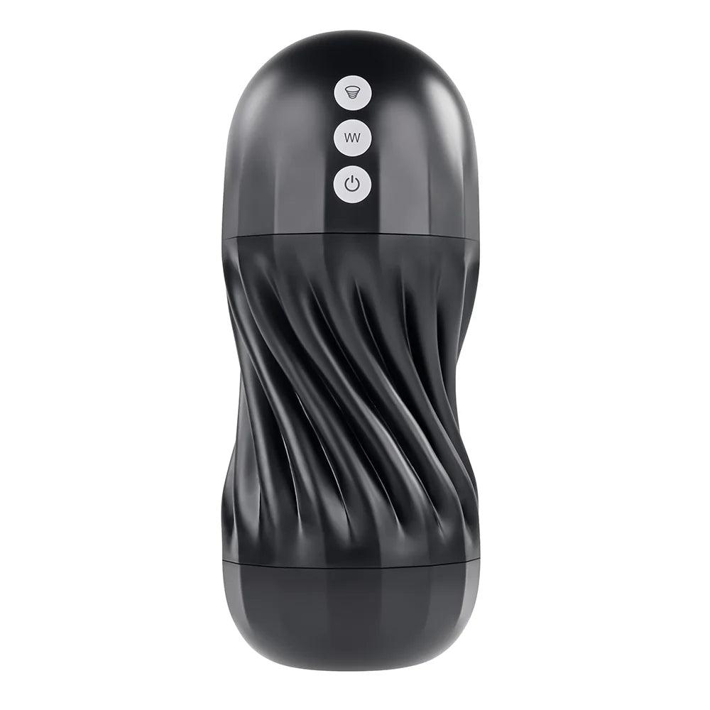 Playboy Solo Rechargeable Sucking Vibrating Masturbator - Buy At Luxury Toy X - Free 3-Day Shipping