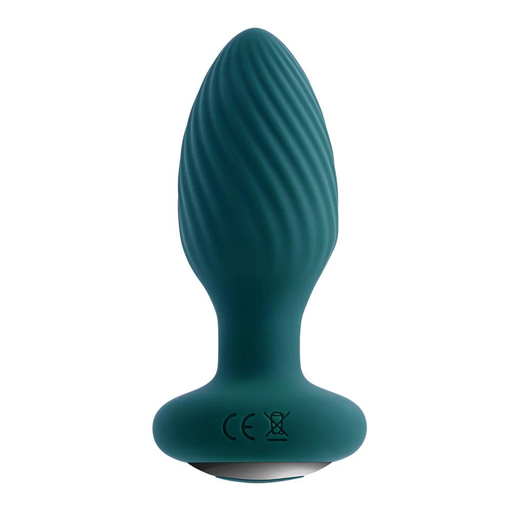 Playboy Spinning Tail Teaser Vibrating Rotating Anal Plug Salute - Buy At Luxury Toy X - Free 3-Day Shipping