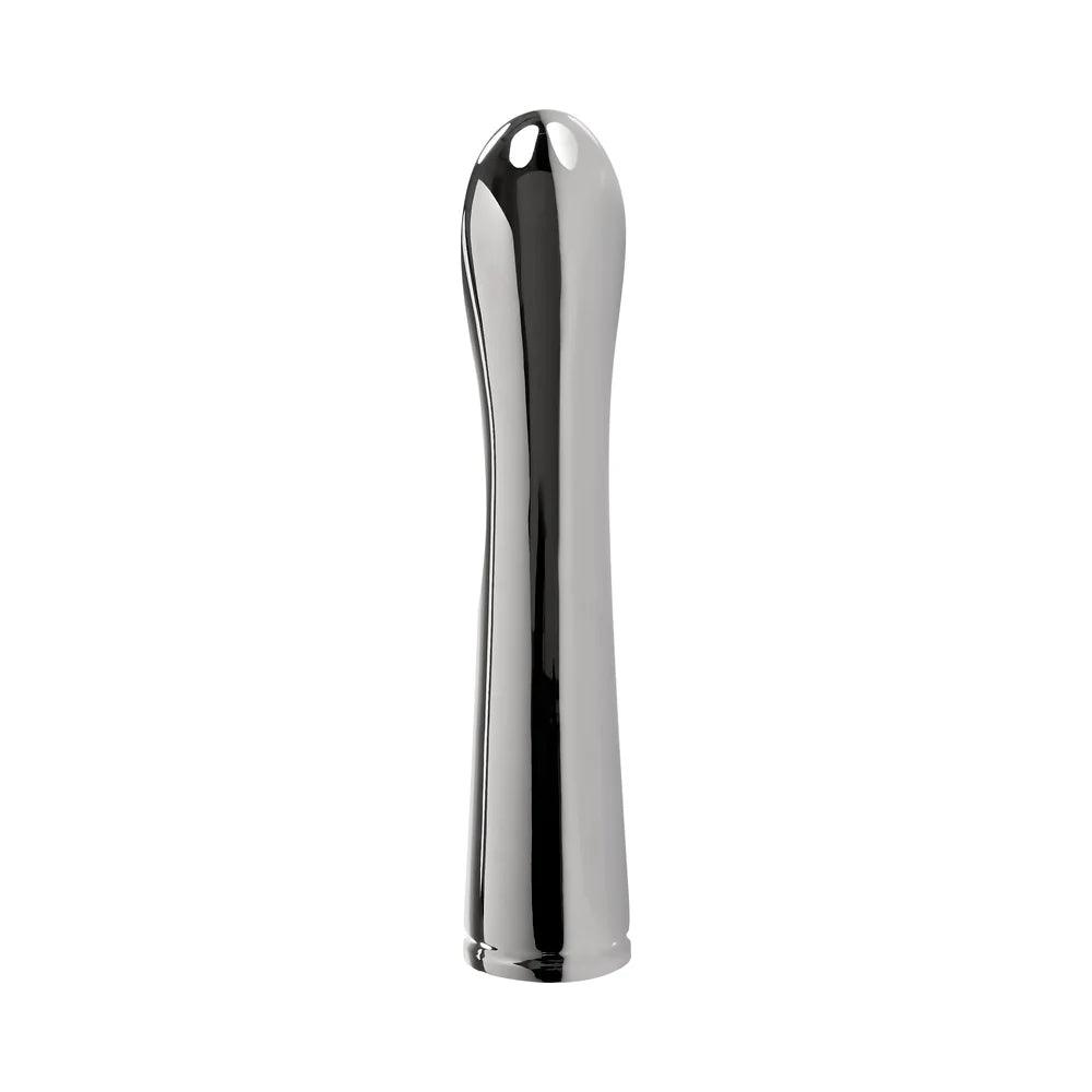 Playboy Swoon Rechargeable Vibrator Aluminum Platinum - Buy At Luxury Toy X - Free 3-Day Shipping