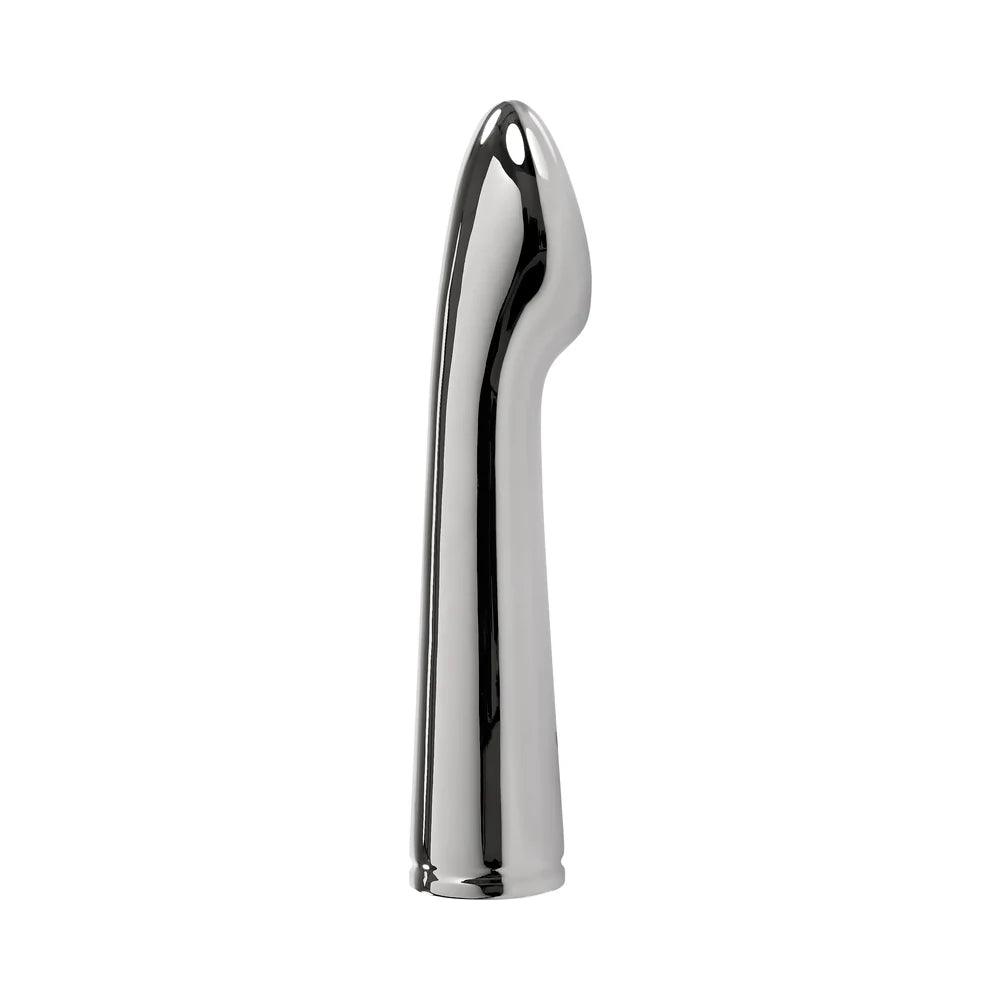 Playboy Swoon Rechargeable Vibrator Aluminum Platinum - Buy At Luxury Toy X - Free 3-Day Shipping