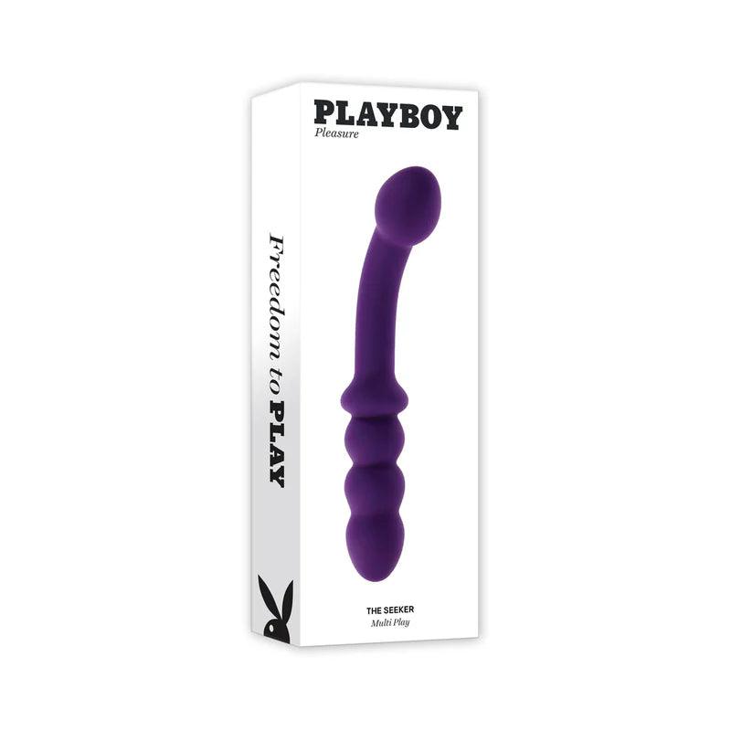 Playboy The Seeker Rechargeable Dual Ended Silicone Vibrator - Buy At Luxury Toy X - Free 3-Day Shipping