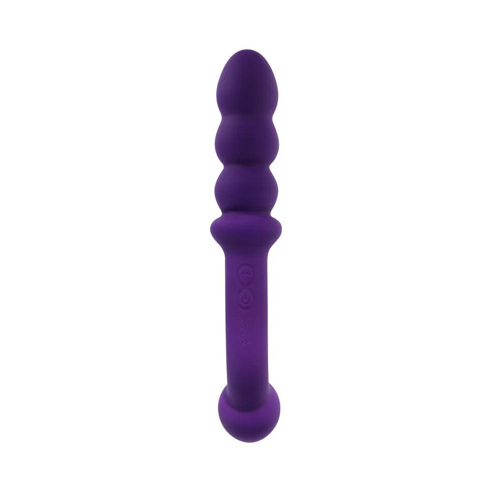 Playboy The Seeker Rechargeable Dual Ended Silicone Vibrator - Buy At Luxury Toy X - Free 3-Day Shipping