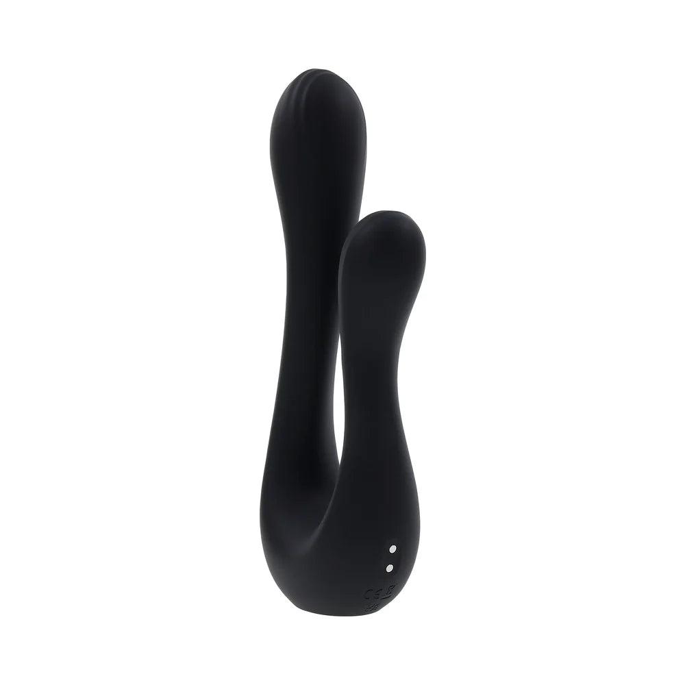 Playboy The Swan Rechargeable Dual Shaft Silicone Vibrator - Buy At Luxury Toy X - Free 3-Day Shipping