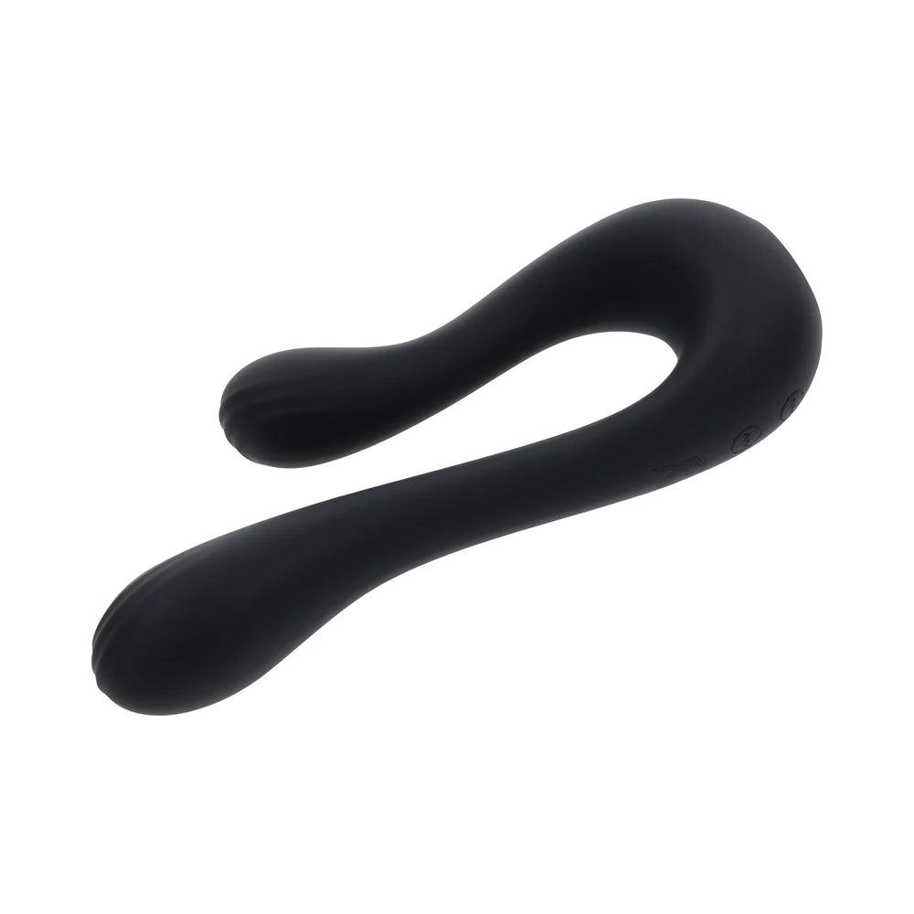 Playboy The Swan Rechargeable Dual Shaft Silicone Vibrator - Buy At Luxury Toy X - Free 3-Day Shipping