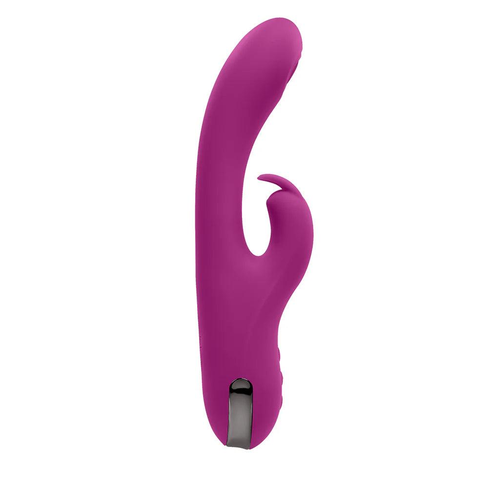 Playboy Thumper Rechargeable Tapping Silicone Dual Stimulation Vibrator - Buy At Luxury Toy X - Free 3-Day Shipping