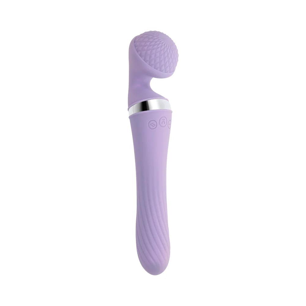 Playboy Vibrato Rechargeable Silicone Dual Ended Wand Vibrator - Buy At Luxury Toy X - Free 3-Day Shipping