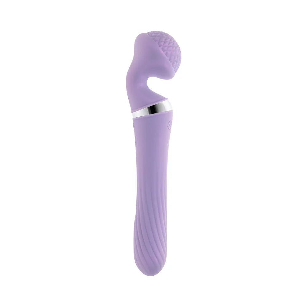 Playboy Vibrato Rechargeable Silicone Dual Ended Wand Vibrator - Buy At Luxury Toy X - Free 3-Day Shipping