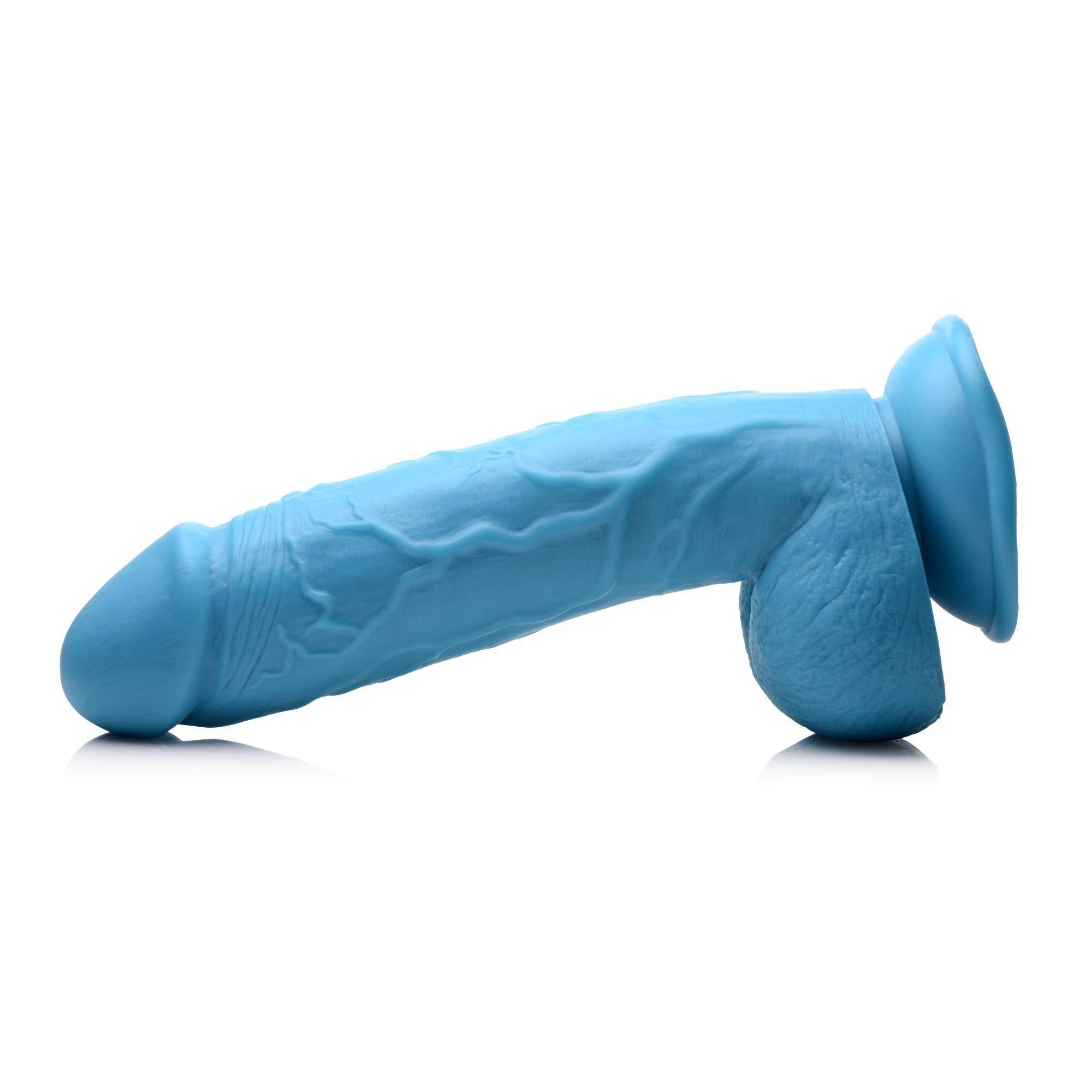 Pop Peckers 8.25" Dildo with Balls - Buy At Luxury Toy X - Free 3-Day Shipping