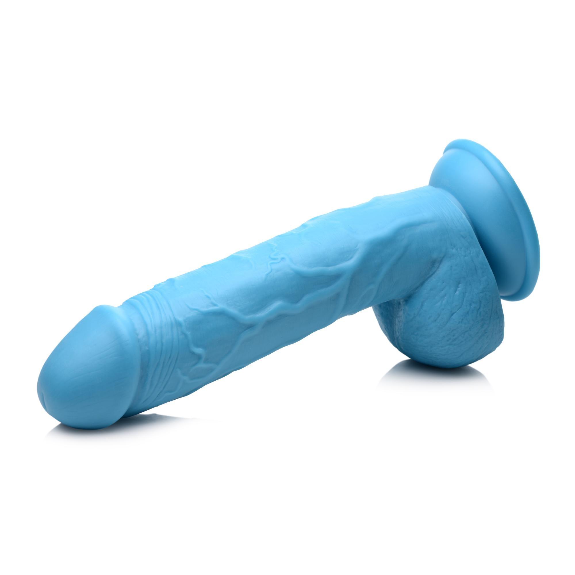 Pop Peckers 8.25" Dildo with Balls - Buy At Luxury Toy X - Free 3-Day Shipping