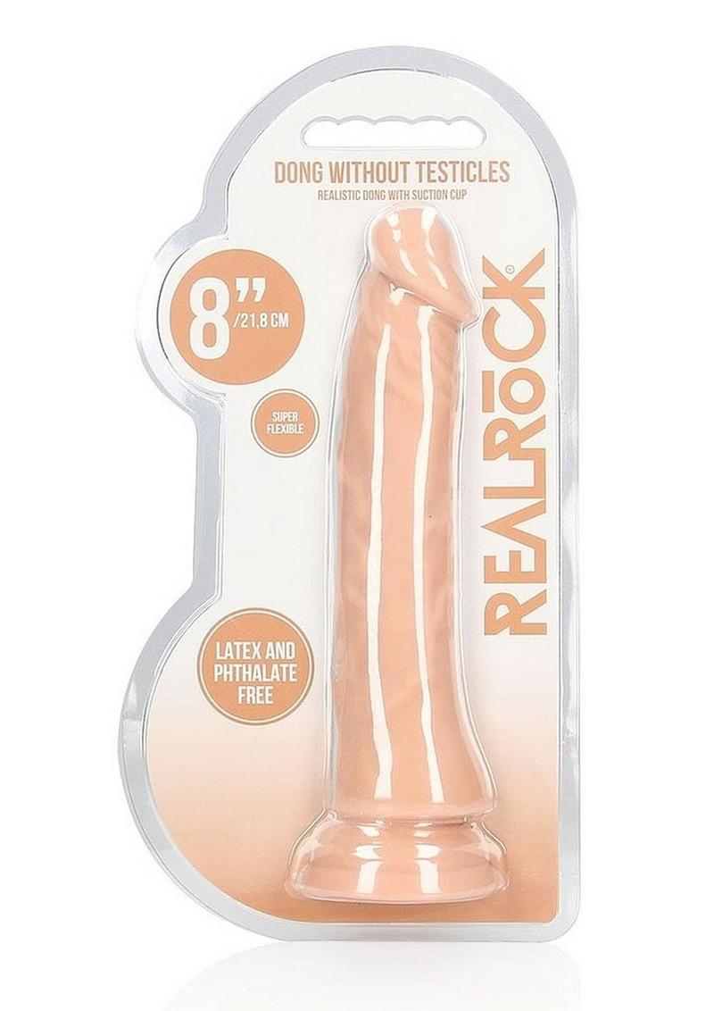 RealRock Skin Realistic Dildo 8in - Buy At Luxury Toy X - Free 3-Day Shipping