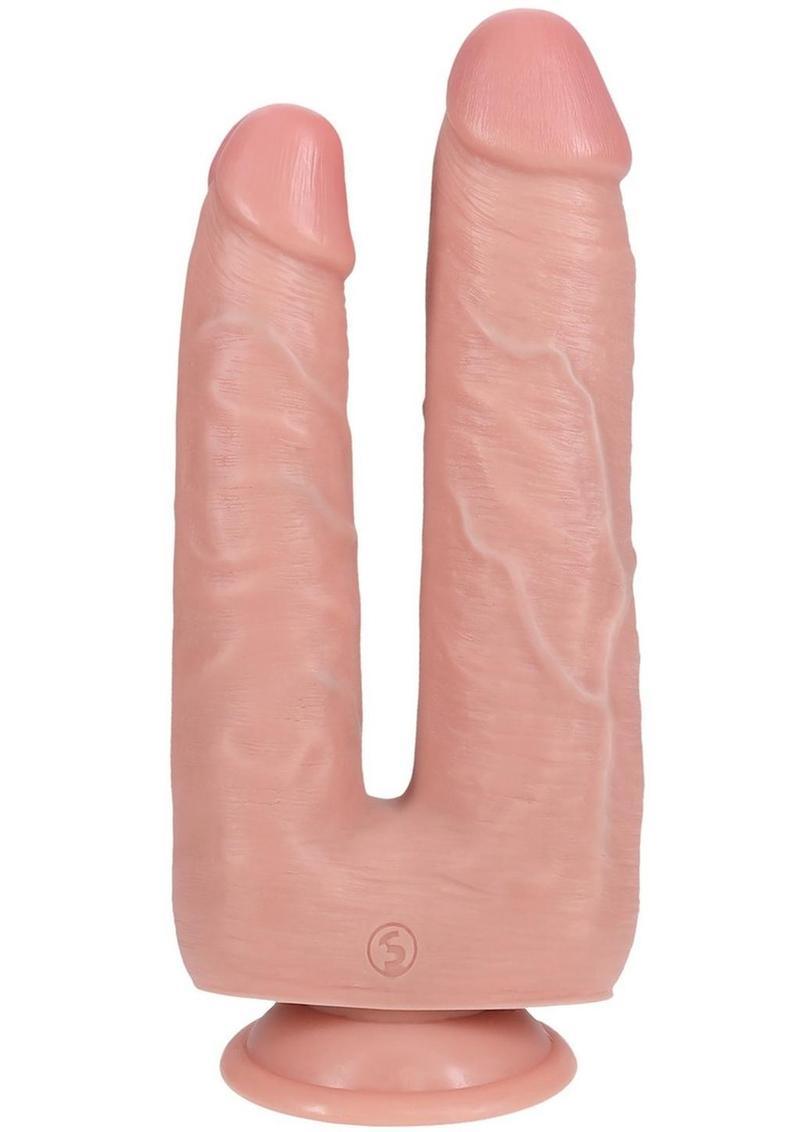 RealRock Ultra Realistic Skin Double Trouble 7in/8in Dildo - Buy At Luxury Toy X - Free 3-Day Shipping