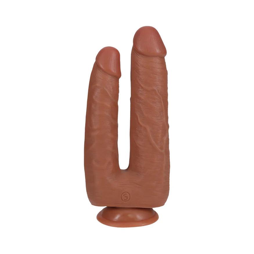 RealRock Ultra Realistic Skin Double Trouble 7in/8in Dildo - Buy At Luxury Toy X - Free 3-Day Shipping