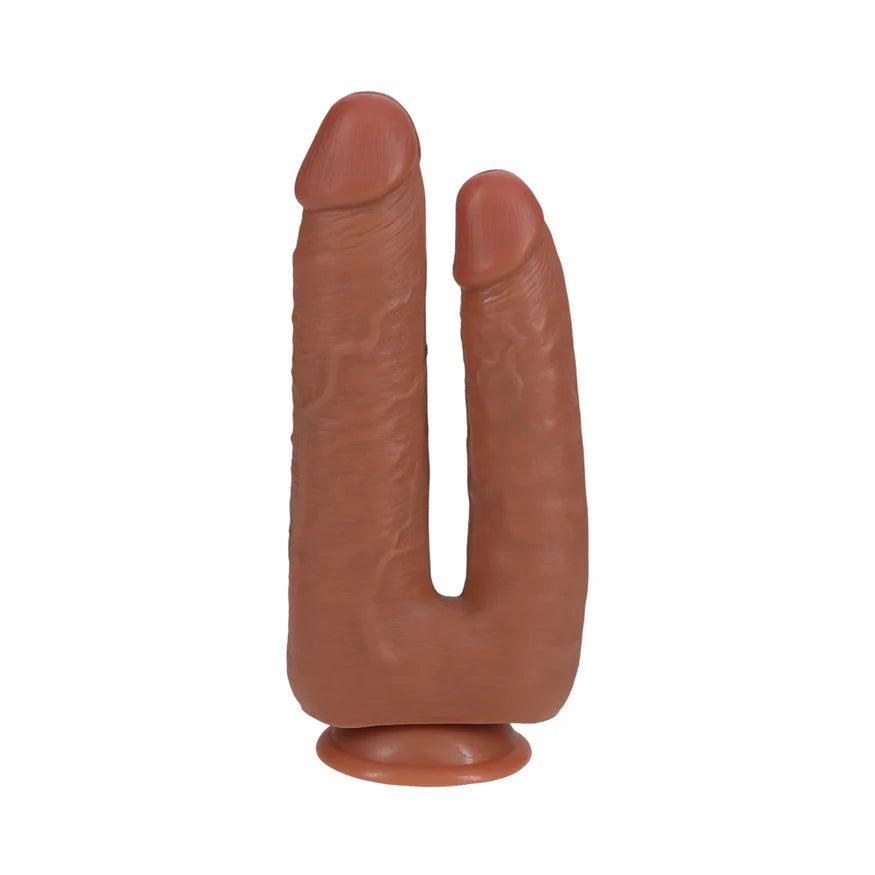 RealRock Ultra Realistic Skin Double Trouble 7in/8in Dildo - Buy At Luxury Toy X - Free 3-Day Shipping