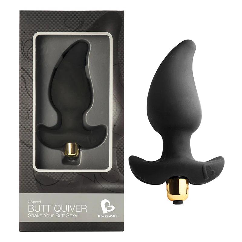 Rocks Off Butt Quiver Vibrating Silicone Butt Plug - Buy At Luxury Toy X - Free 3-Day Shipping