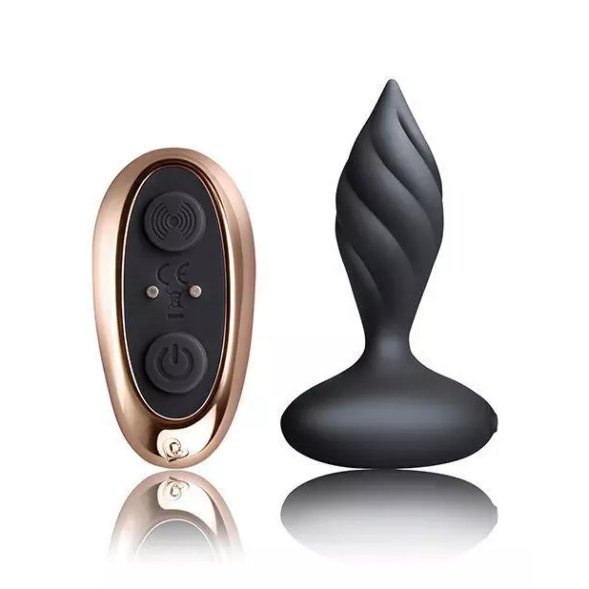 Rocks Off Desire Rechargeable Silicone Anal Plug with Remote Control - Buy At Luxury Toy X - Free 3-Day Shipping