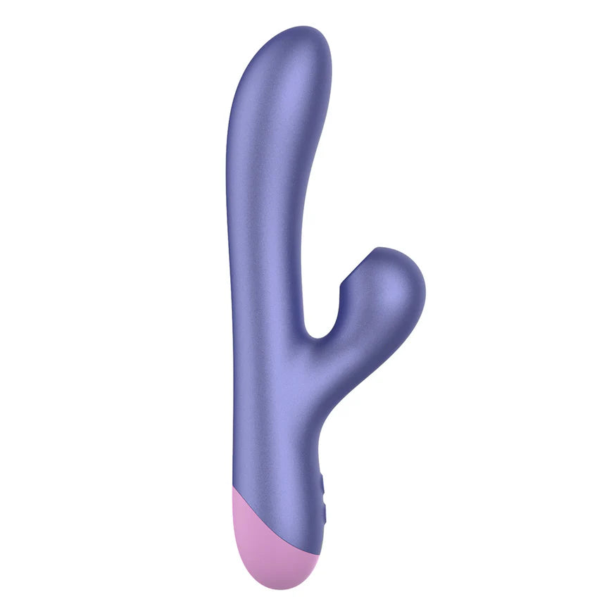 Romp Pulse Rechargeable Silicone Rabbit Vibrator with Pleasure Air - Buy At Luxury Toy X - Free 3-Day Shipping