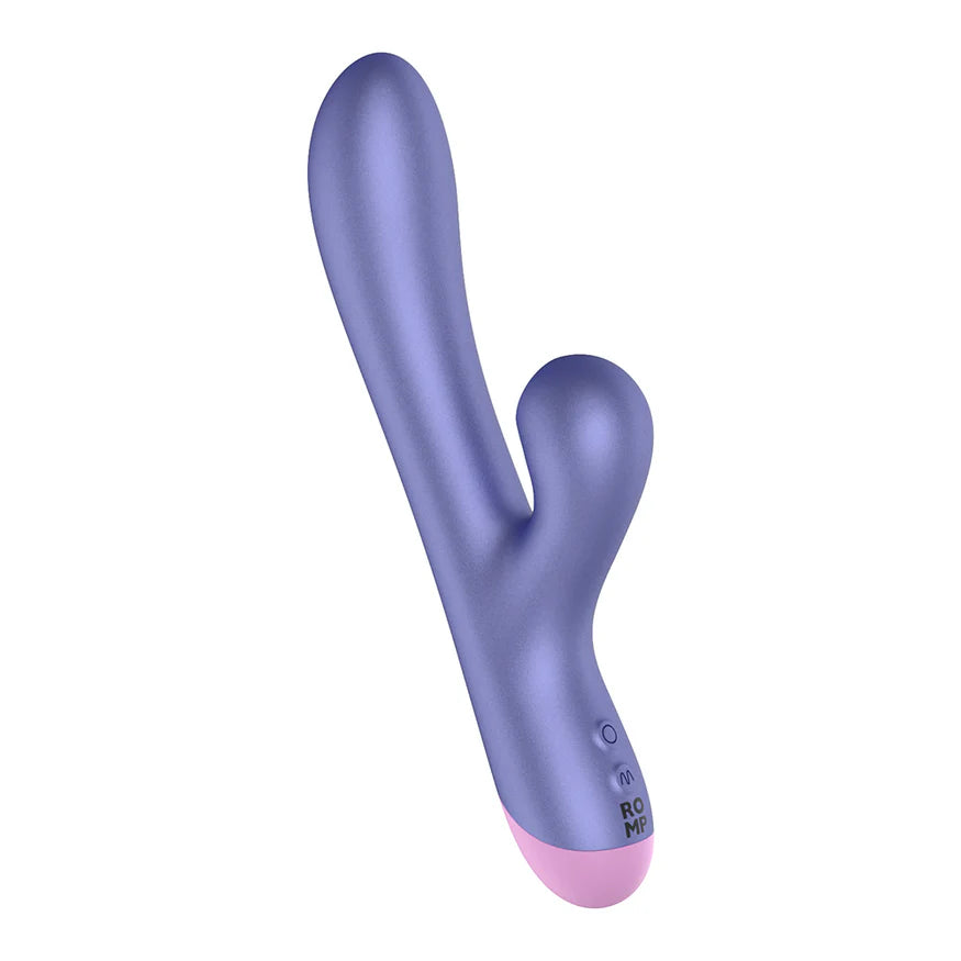 Romp Pulse Rechargeable Silicone Rabbit Vibrator with Pleasure Air - Buy At Luxury Toy X - Free 3-Day Shipping