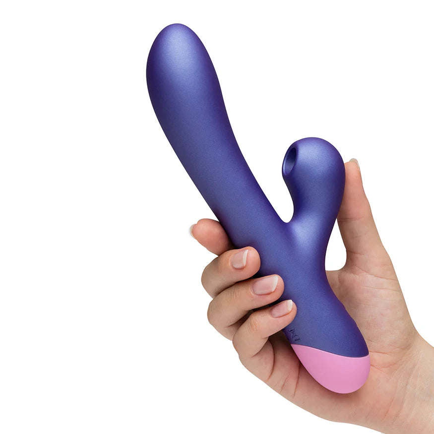 Romp Pulse Rechargeable Silicone Rabbit Vibrator with Pleasure Air - Buy At Luxury Toy X - Free 3-Day Shipping