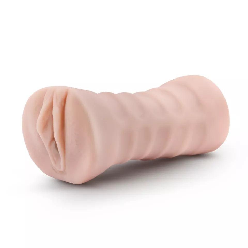 Blush M for Men Rain Pussy Vibrating Masturbator with Bullet