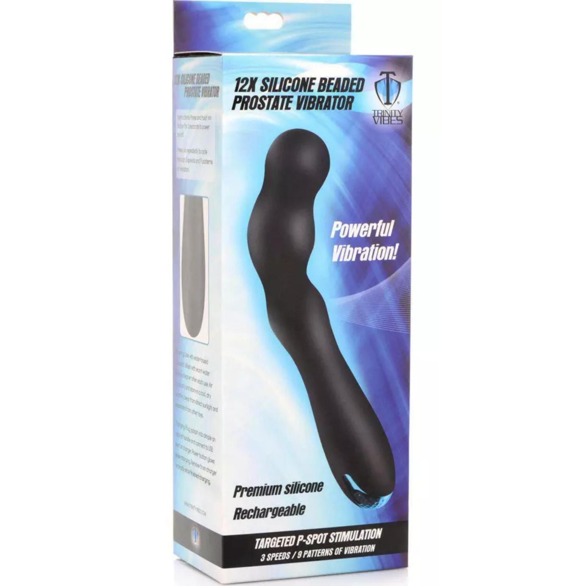 Trinity Men Rechargeable Silicone Beaded Prostate Vibrator