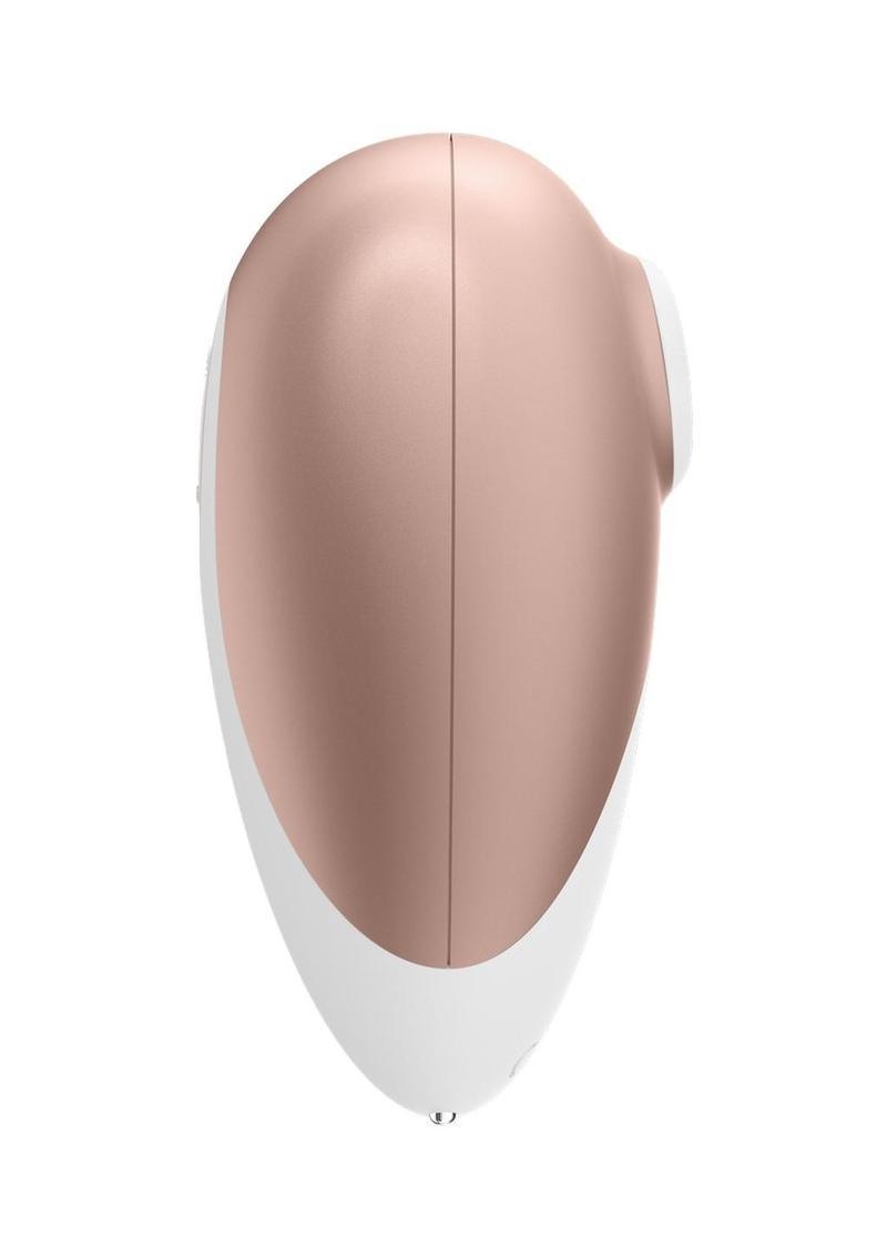 Satisfyer Deluxe Silicone Rechargeable Clitoral Stimulator - Buy At Luxury Toy X - Free 3-Day Shipping