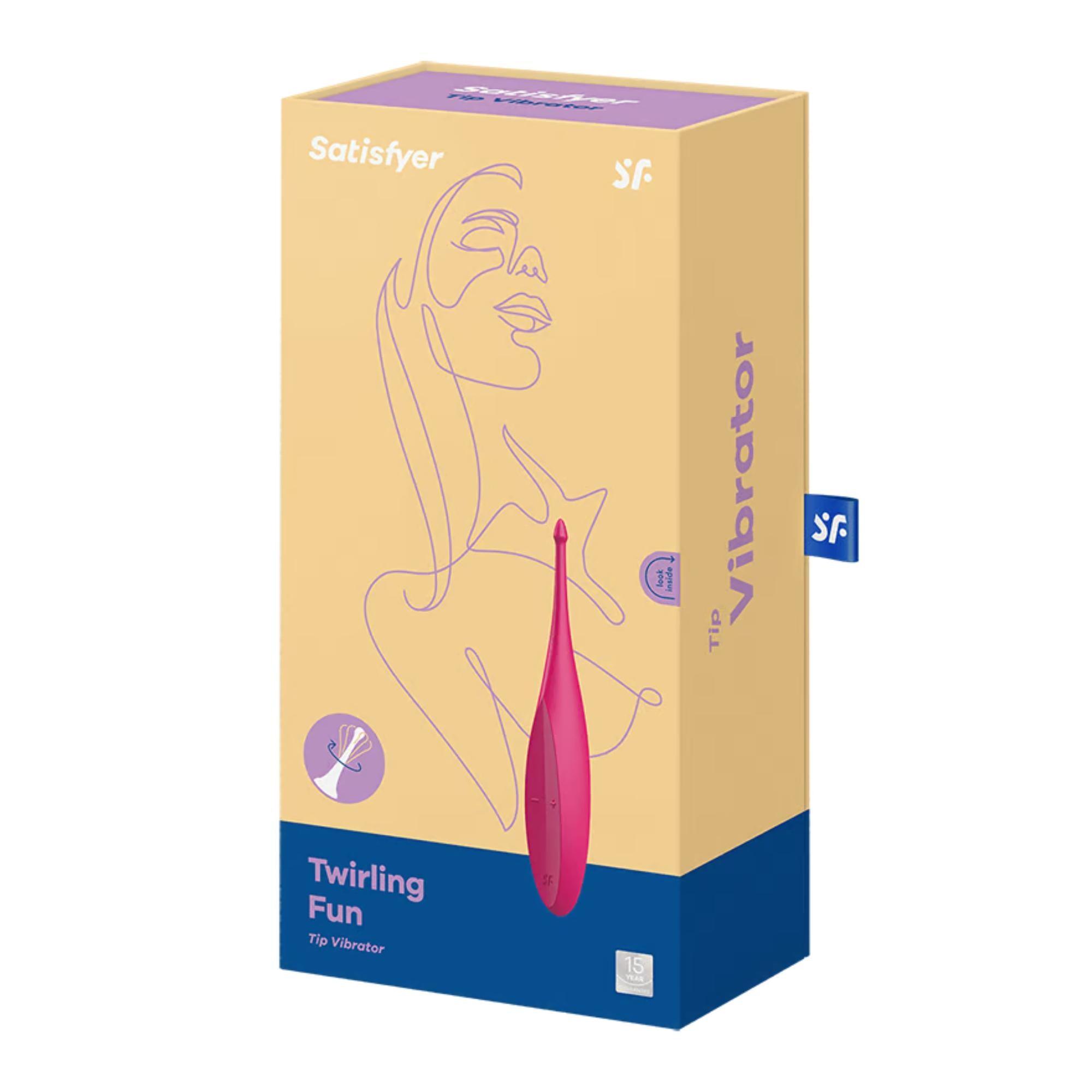 Satisfyer Twirling Fun Silicone Vibrator - Buy At Luxury Toy X - Free 3-Day Shipping