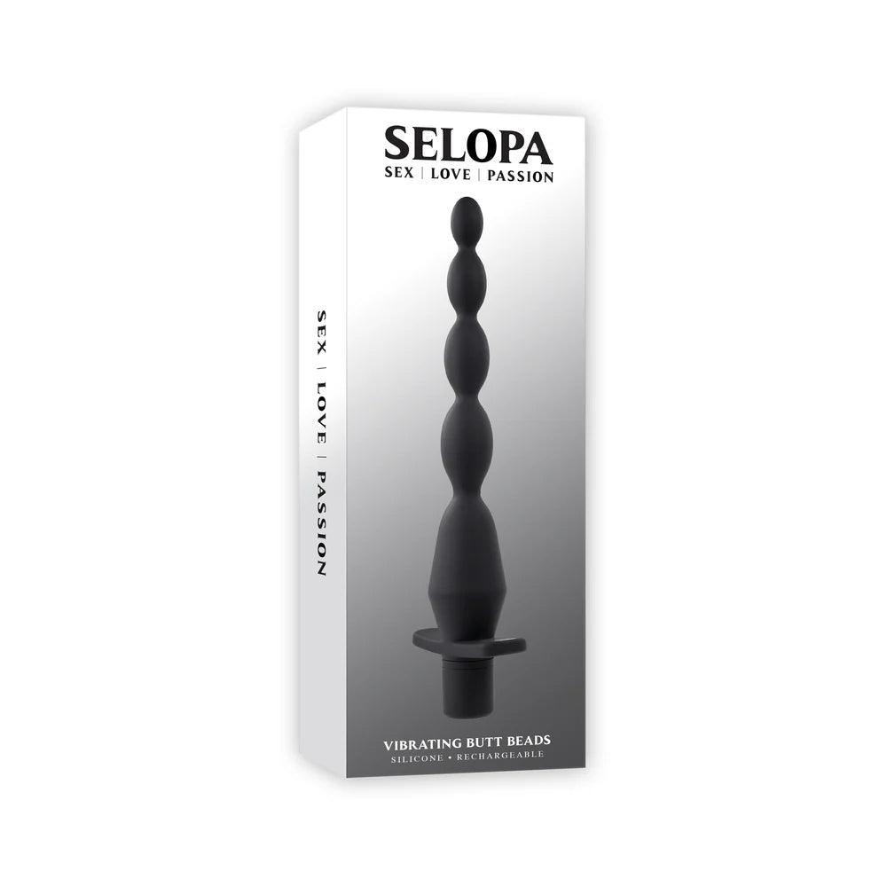 Selopa Vibrating Rechargeable Silicone Butt Beads - Buy At Luxury Toy X - Free 3-Day Shipping