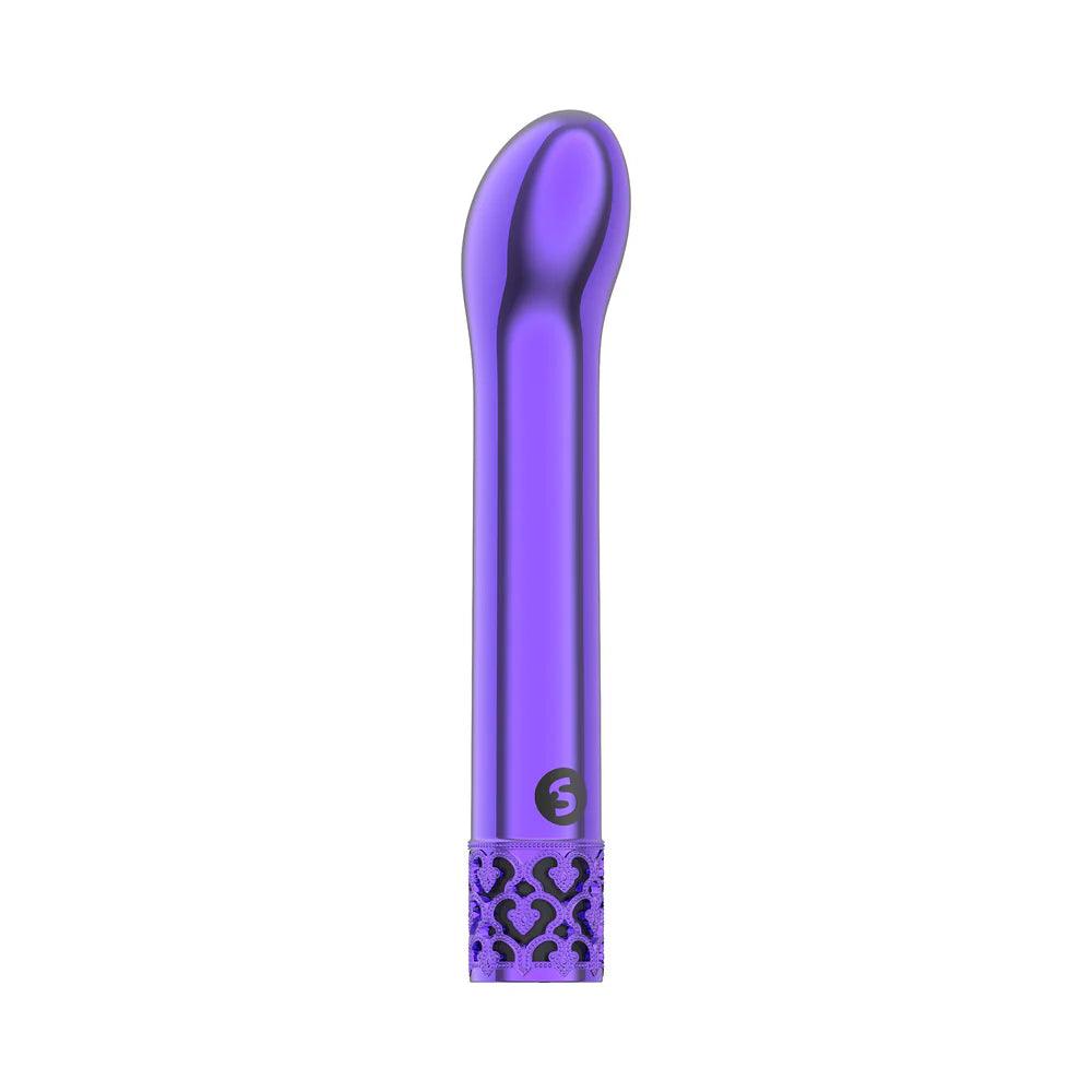 Shots Royal Gems Jewel Rechargeable Curved ABS Bullet Vibrator - Buy At Luxury Toy X - Free 3-Day Shipping