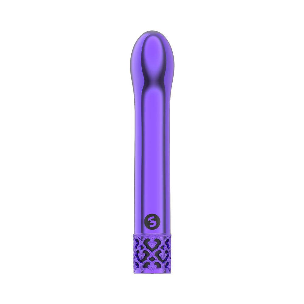 Shots Royal Gems Jewel Rechargeable Curved ABS Bullet Vibrator - Buy At Luxury Toy X - Free 3-Day Shipping