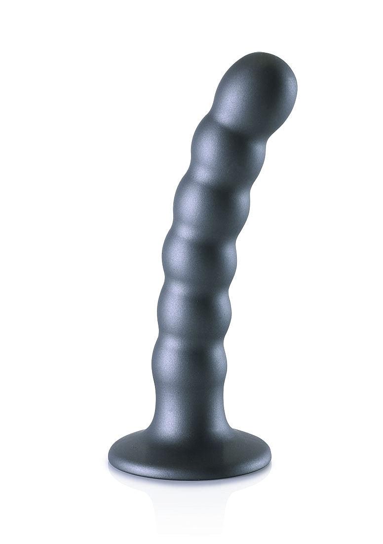 Ouch! Beaded G-Spot Silicone Dildo 5in