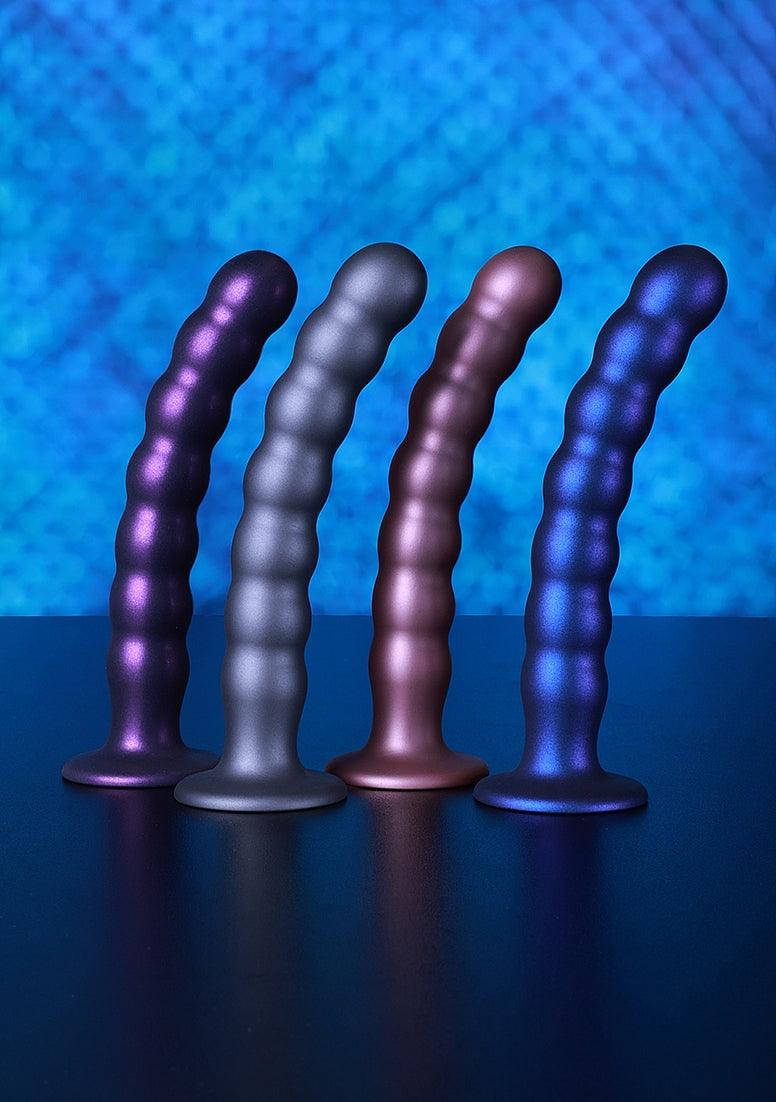 Ouch! Beaded G-Spot Silicone Dildo 5in