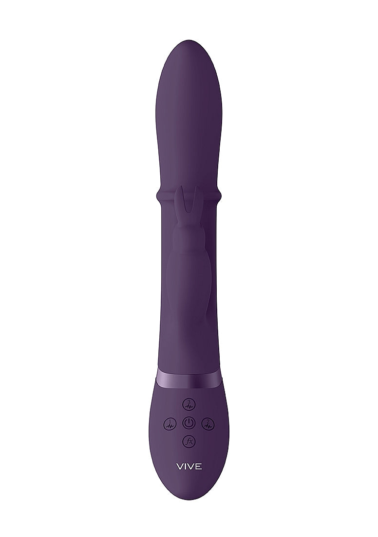 Shots Vive Halo Rechargeable Silicone Ring Rabbit Vibrator