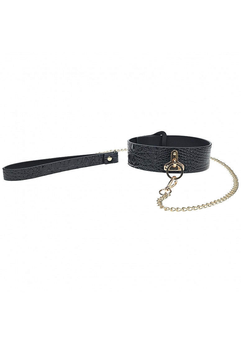 Ouch! International Rome Collection Collar with Leash