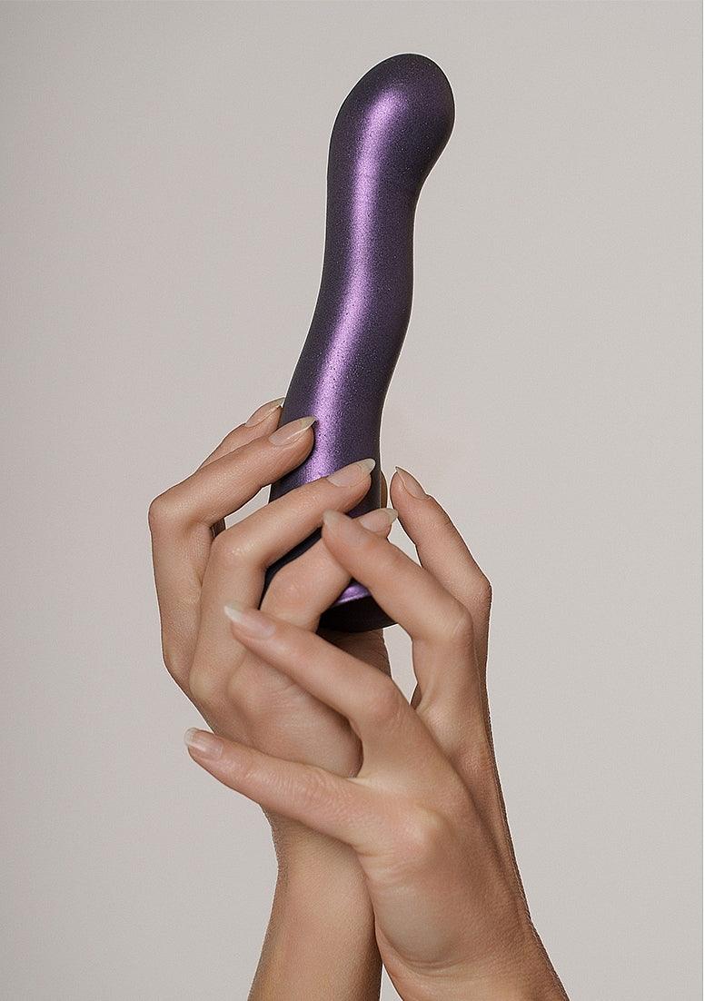 Ouch! Ultra Soft Curvy G-Spot Silicone Dildo 7in