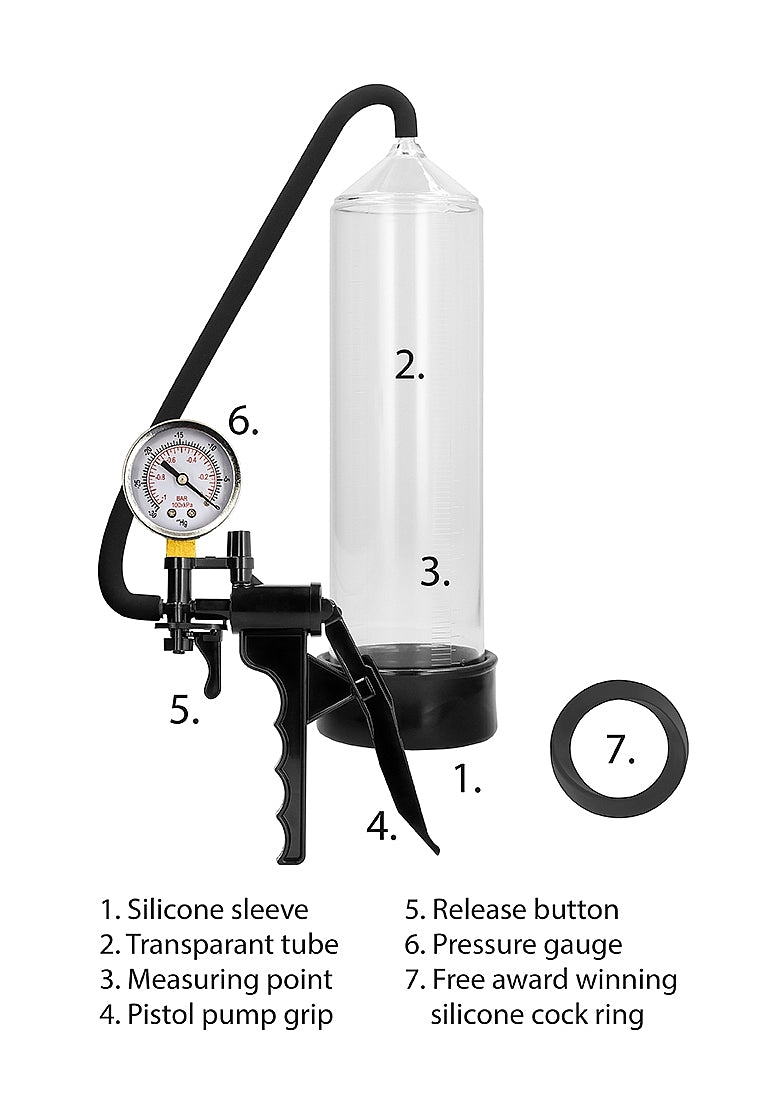 Shots Pumped Elite Beginner Pump With PSI Gauge