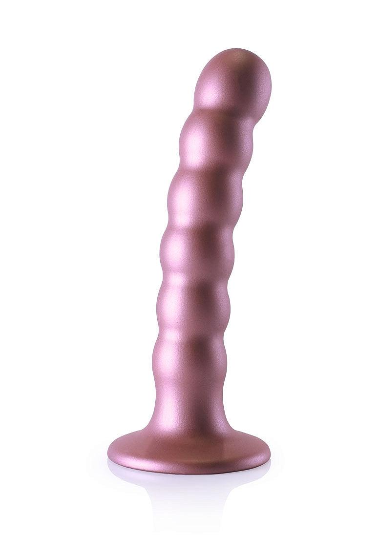 Ouch! Beaded G-Spot Silicone Dildo 5in