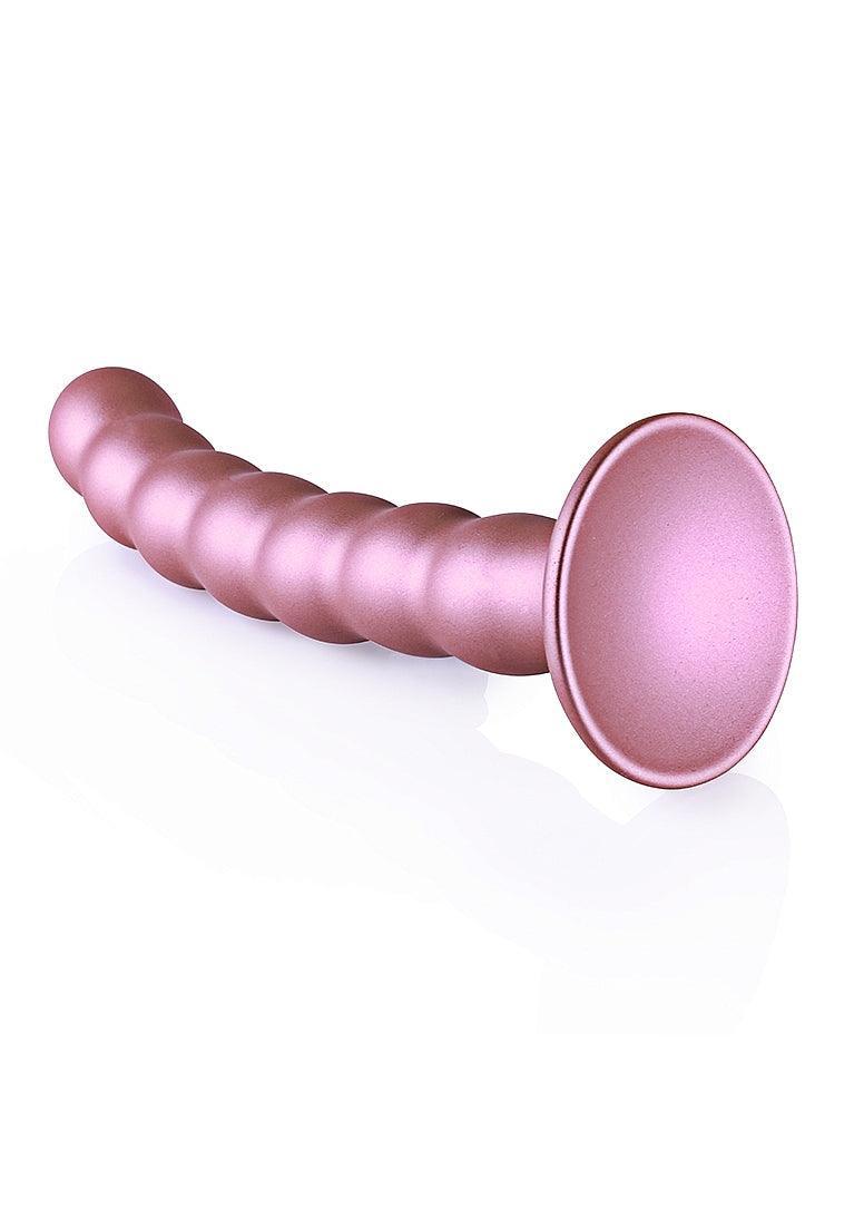 Ouch! Beaded G-Spot Silicone Dildo 6.5in