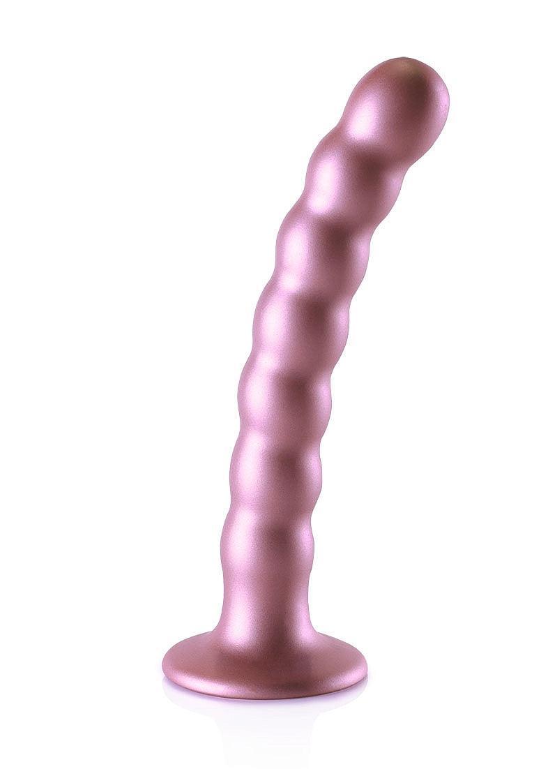 Ouch! Beaded G-Spot Silicone Dildo 6.5in