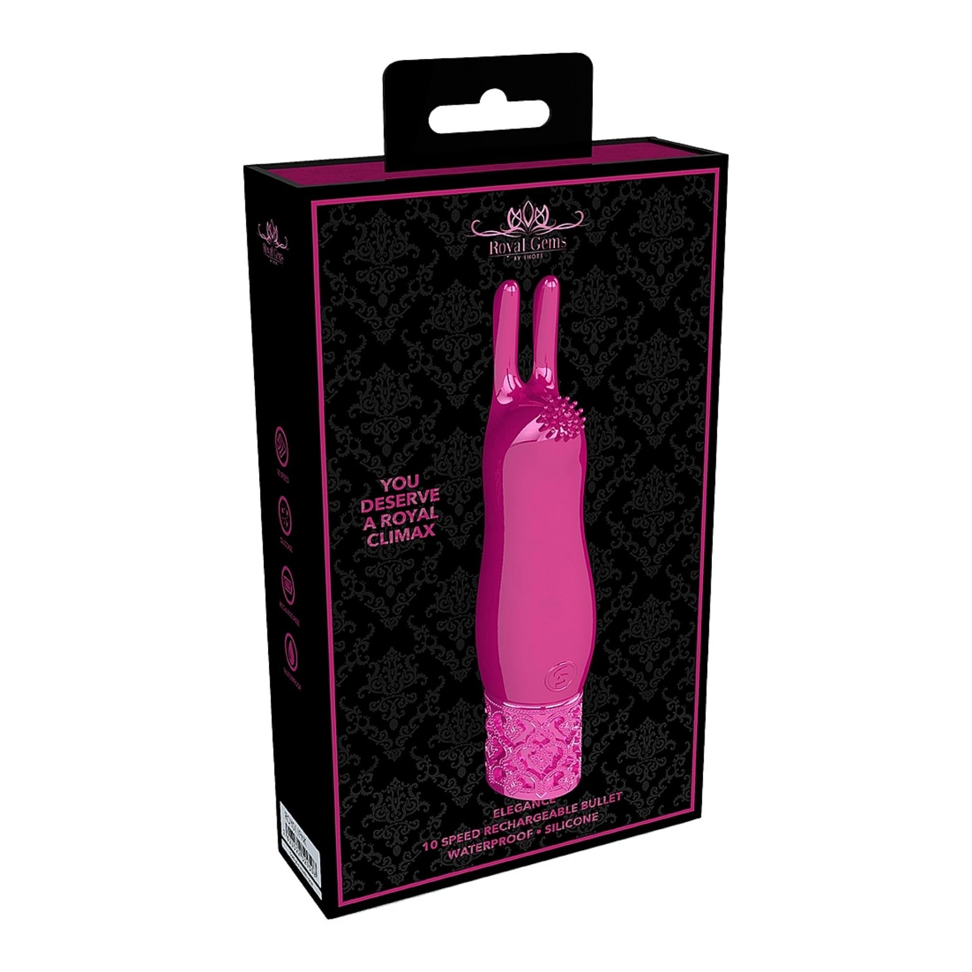 Shots Royal Gems Elegance Silicone Rechargeable Bullet