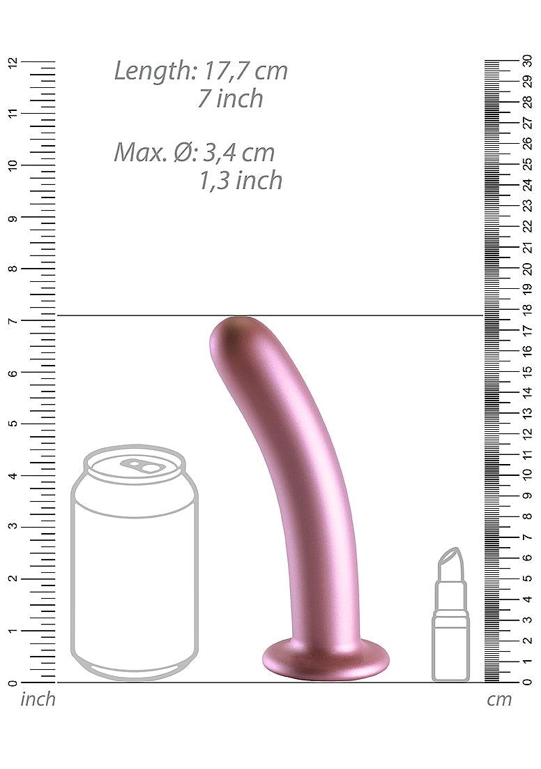 Ouch! Smooth G-Spot Silicone Dildo 7in