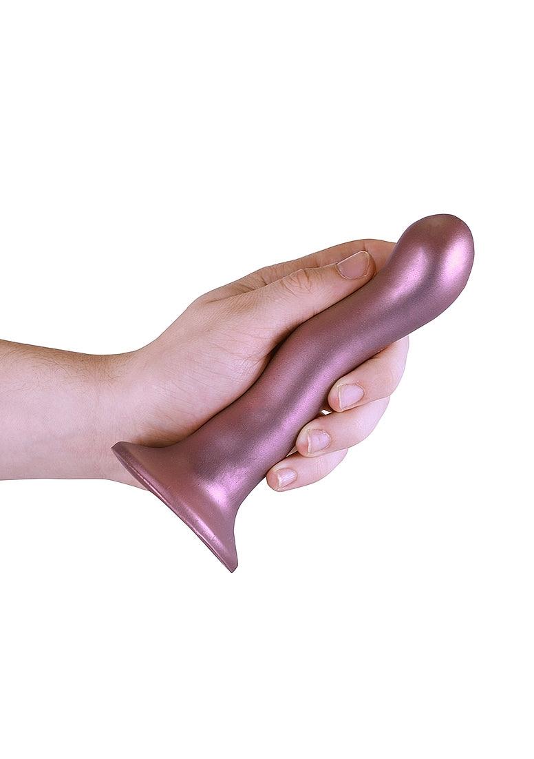 Ouch! Ultra Soft Curvy G-Spot Silicone Dildo 7in