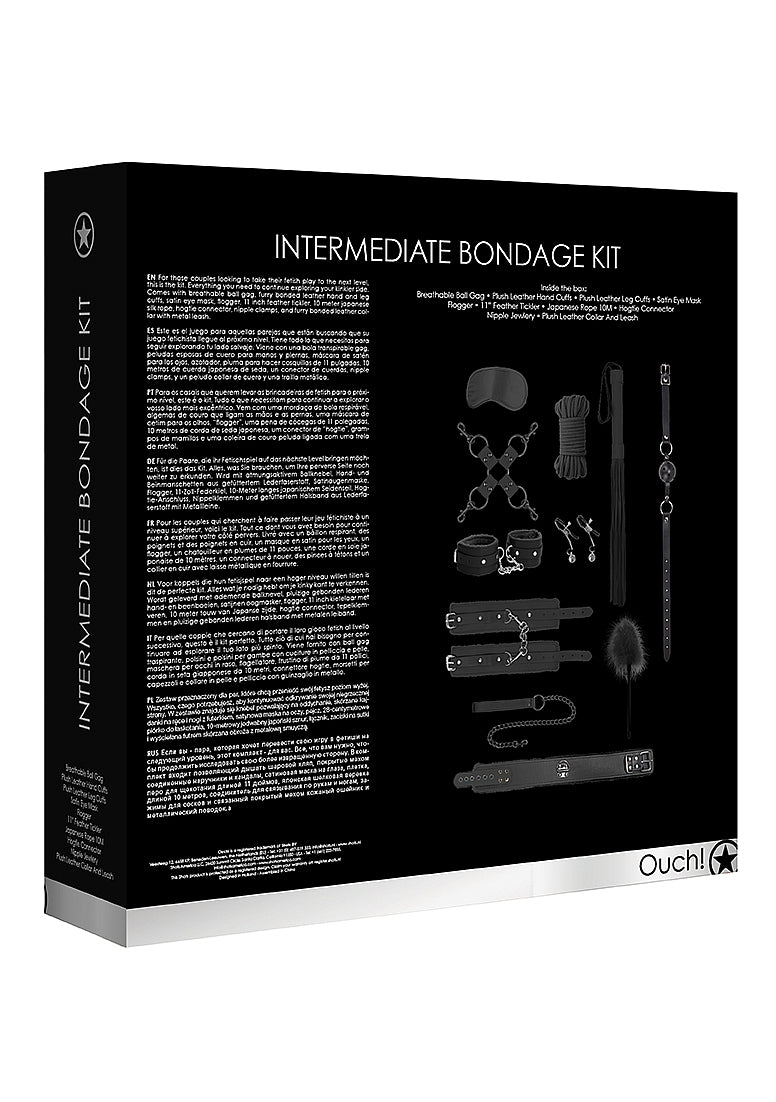 Ouch! 11-Piece Intermediate Bondage Kit