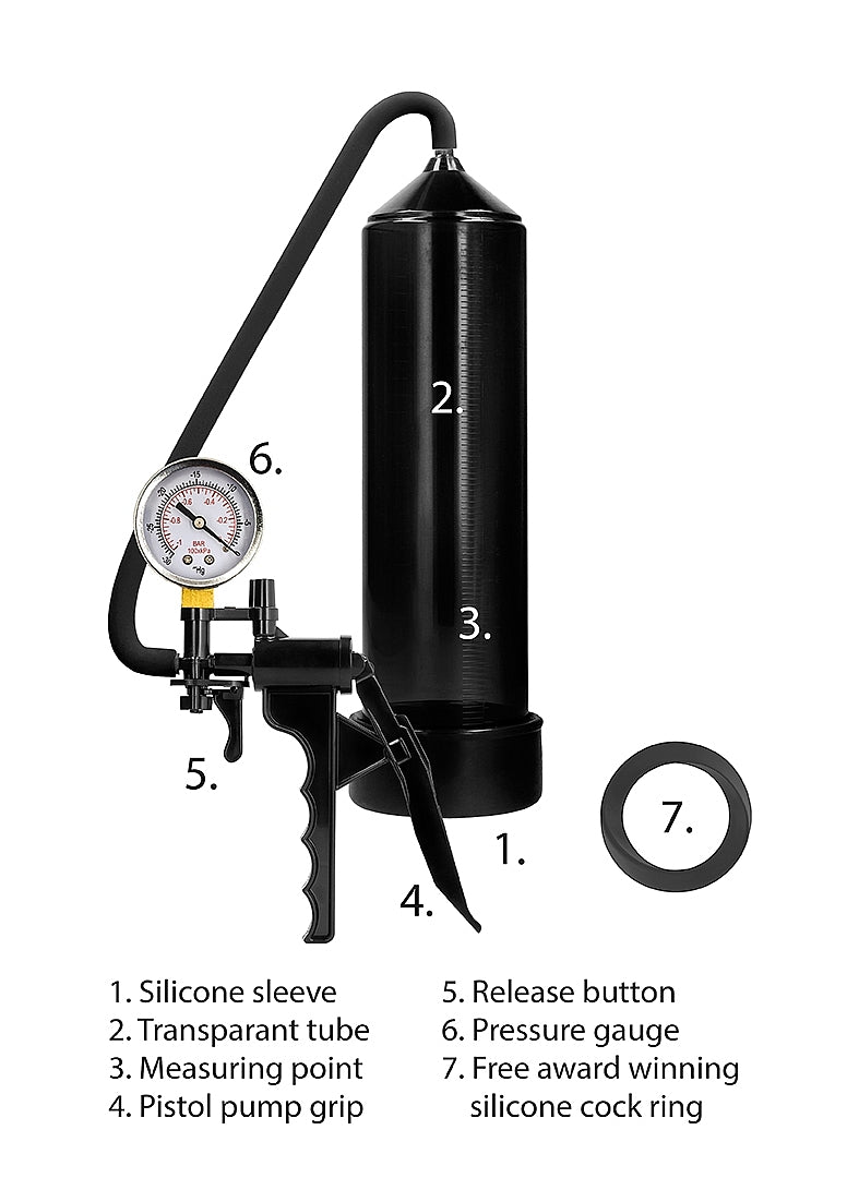 Shots Pumped Elite Beginner Pump With PSI Gauge